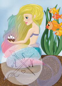 Teal Mermaid