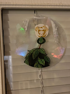 Golden Rose Sun Catcher